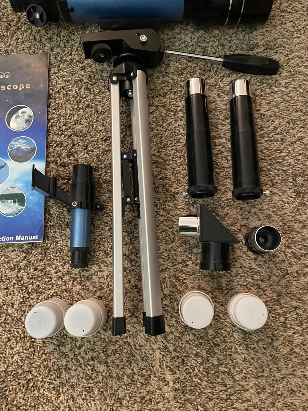 Blue Refractor Telescope F400x70